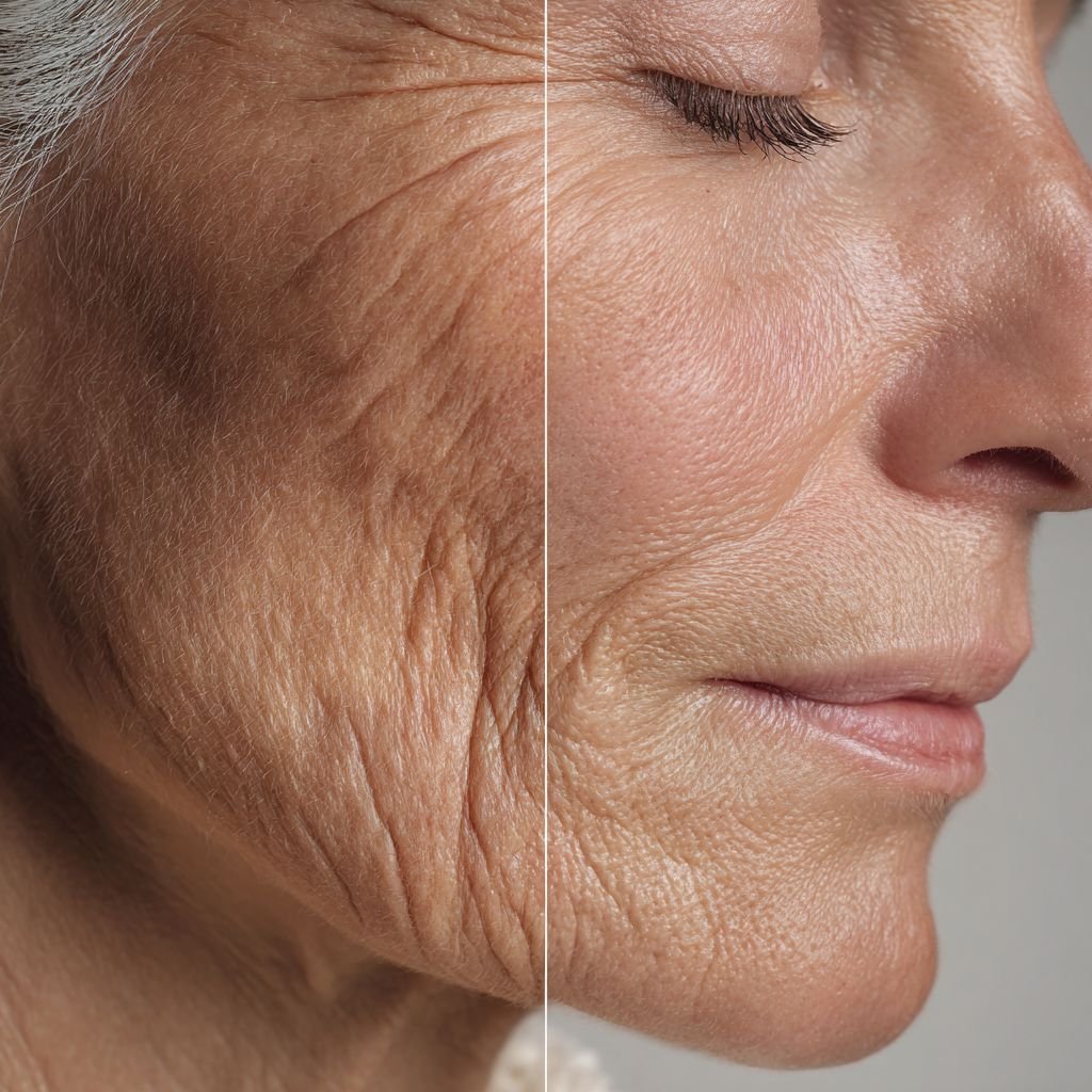Resultado de tratamento anti-aging - estética em Moema